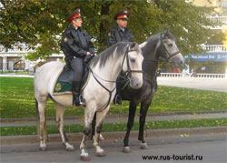 Milisia hevosella Moskovassa.