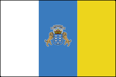 Kanarkein saarin lippu.
