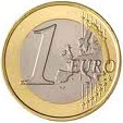 Монета в 1 Евро