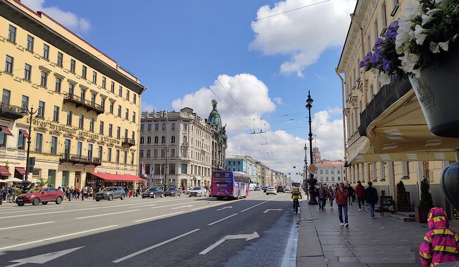 Вид на Невский проспект