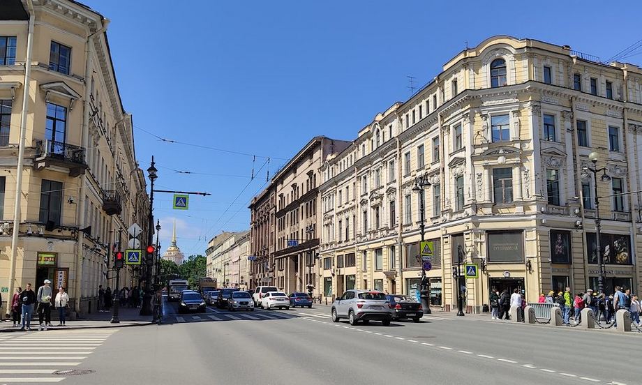 Вид на Невский проспект