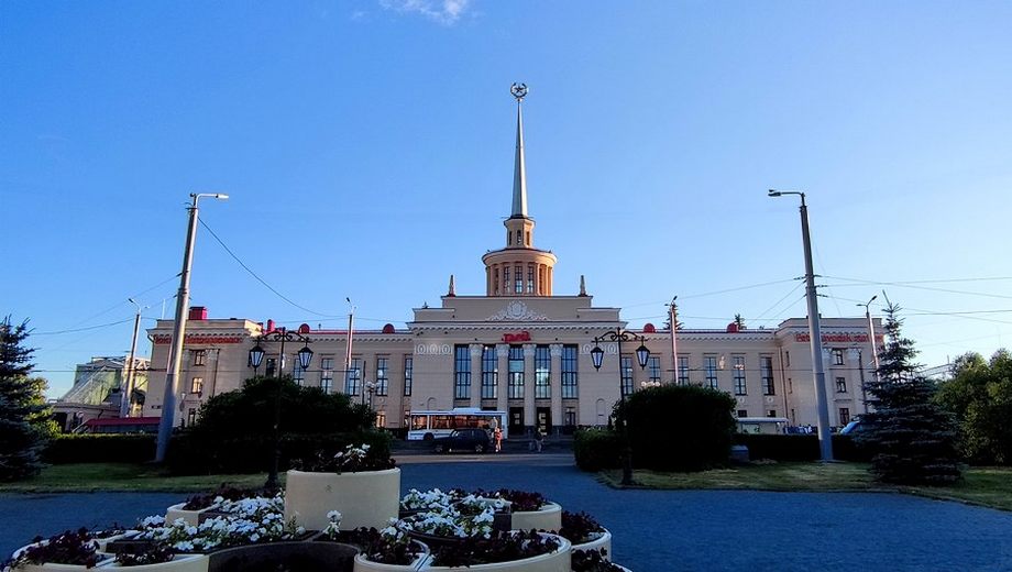 Вокзал города Петрозаводск