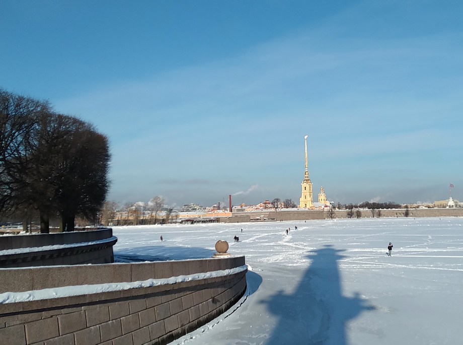 Нева, Петропавловская крепость, Стрелка ВО