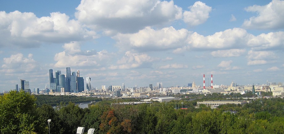 Sparrow Hills in Moscow