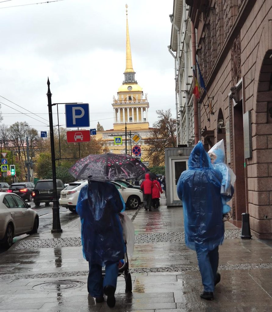 Дождливый день в Петербурге